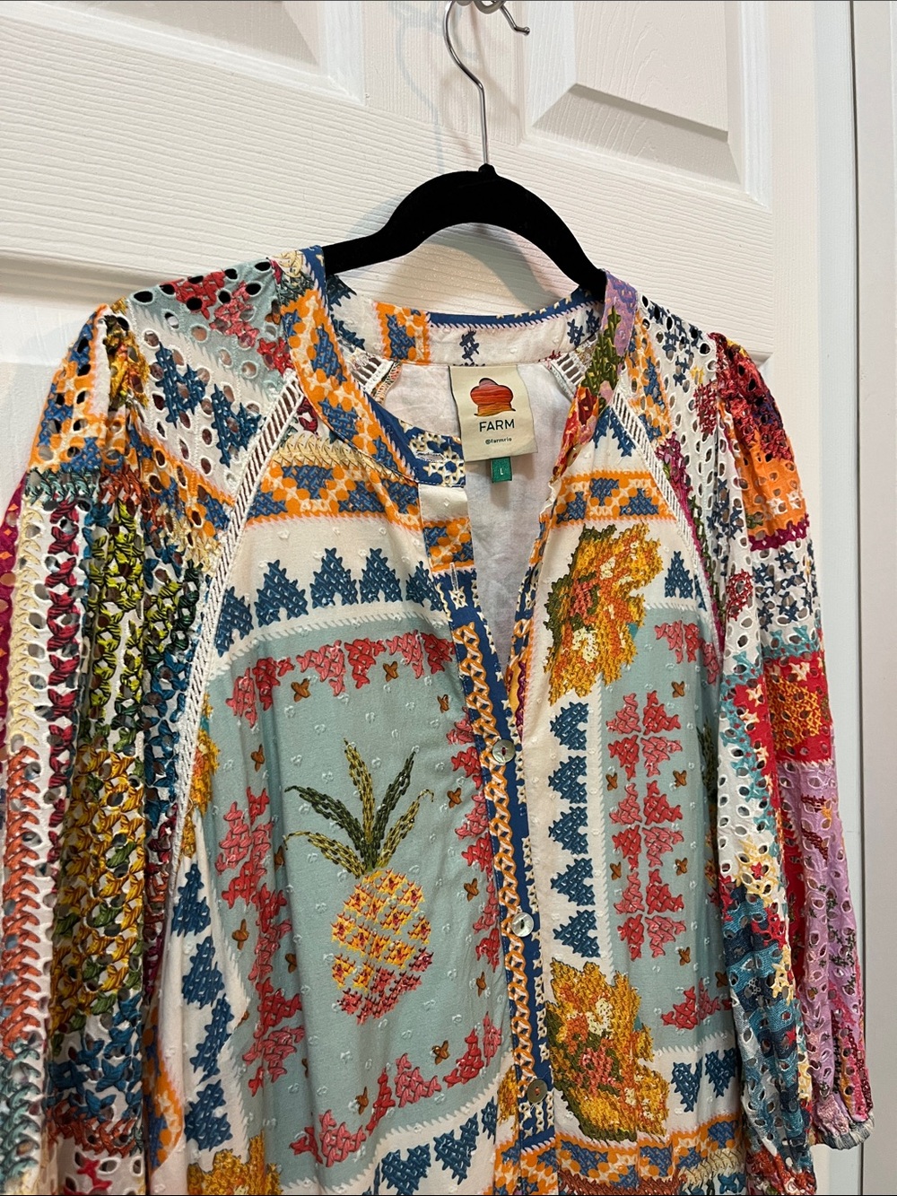 Farm Rio patchwork dress - Picture 3 of 12